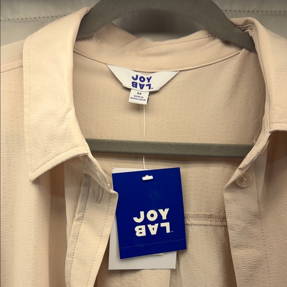 JoyLab Light Beige Long Sleeve Shirt - Picture 2 of 2